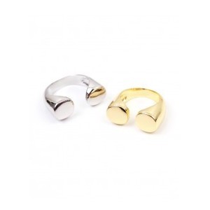 COPULA CIRCULAR RINGS - AVAILABLE IN SILVER AND GOLD